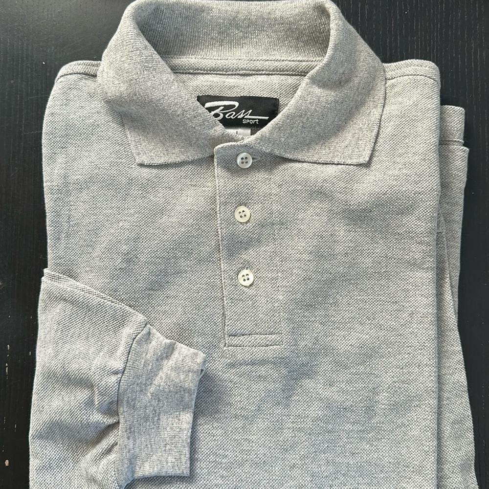 Bass long sleeve polo
